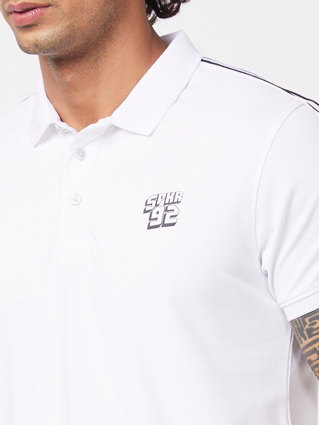 SPYKAR Polo Collar Cotton Slim Fit T-shirt