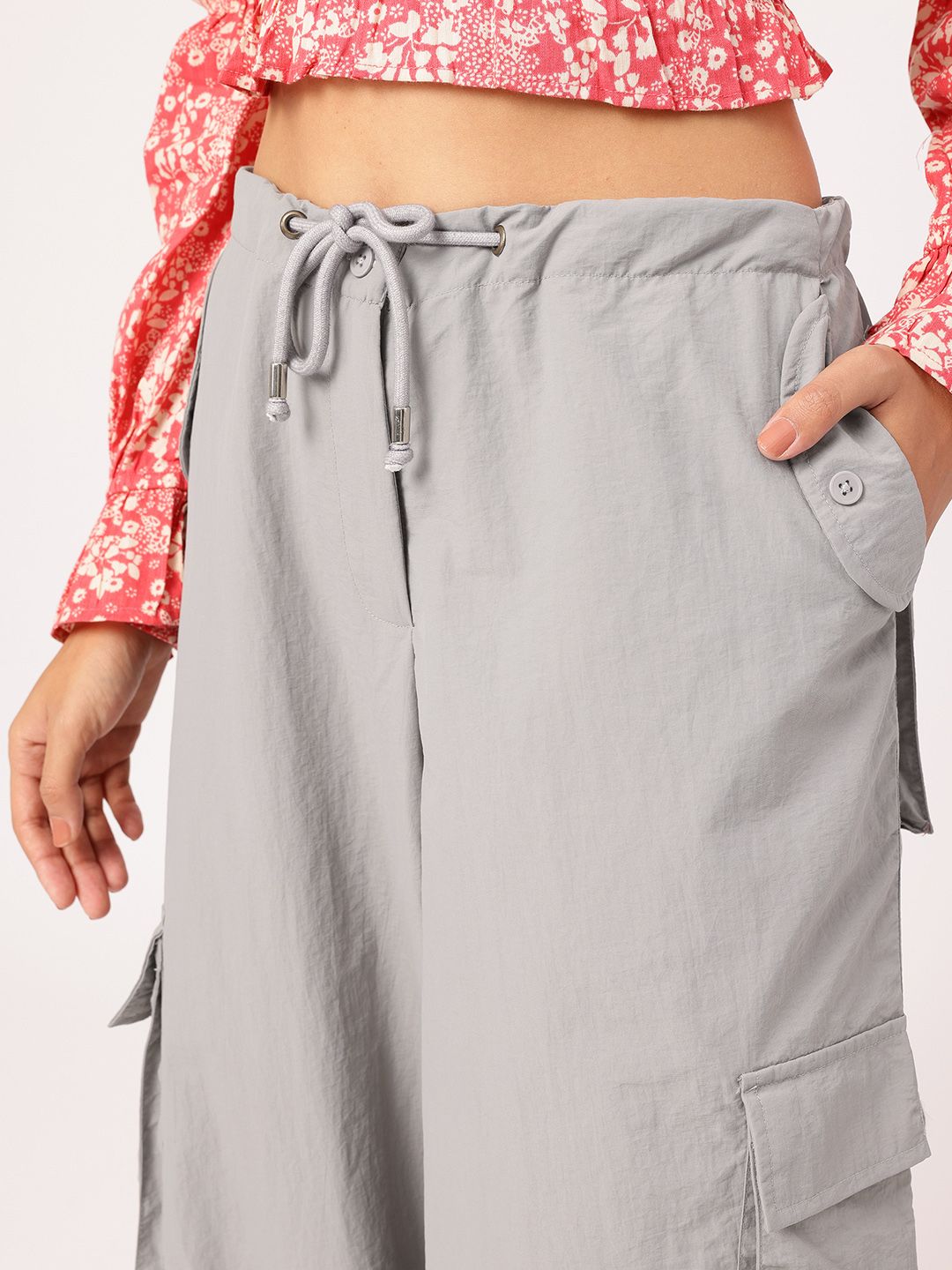 DressBerry Women Casuals Capsule Parachute Trousers