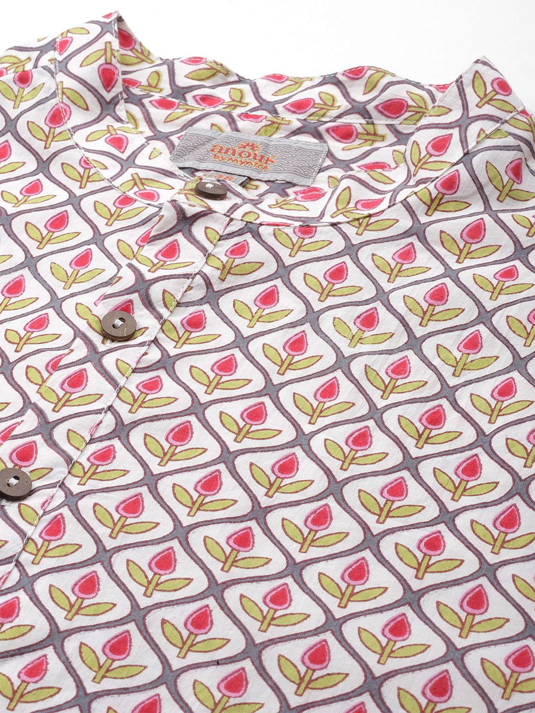 Anouk Pure Cotton Printed Short Kurta