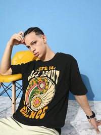 DILLINGER Printed Pure Cotton Oversized T-shirt