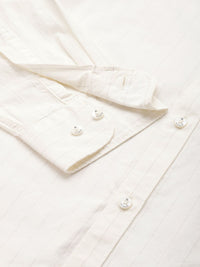 Raymond Striped Pure Cotton Casual Shirt