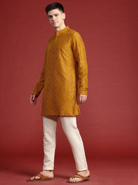 Anouk Printed Regular Mukaish Kurta with Trousers