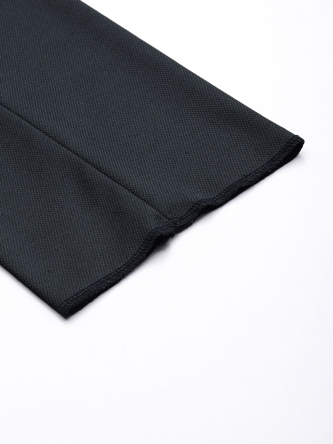 Raymond Men Self Design Textured Slim Fit Formal Trousers