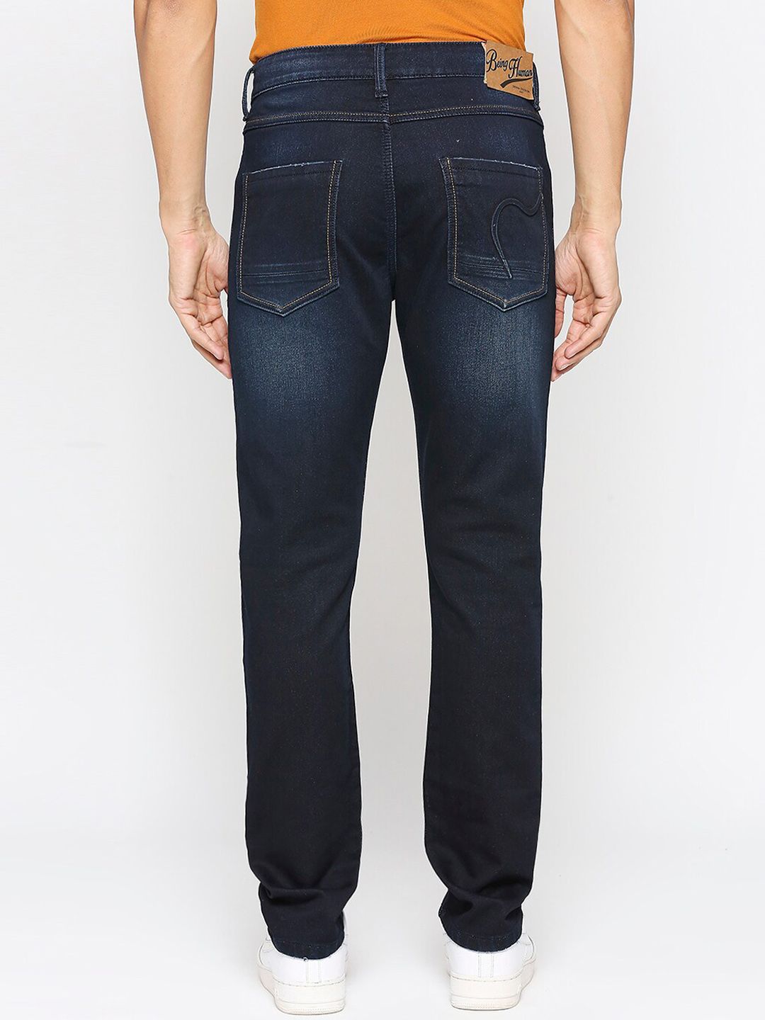 Being Human Men Slim Fit Clean Look Heavy Fade Jeans