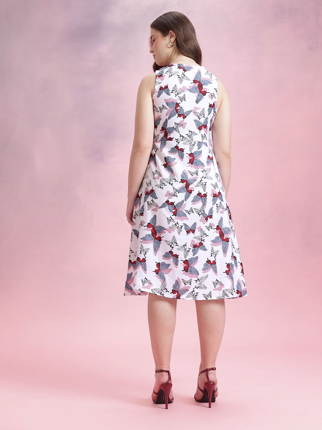 DressBerry Conversational Print Shift Dress