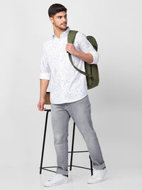 SPYKAR Men Cotton Classic Slim Fit Printed Casual Shirt