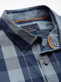 Park Avenue Slim Fit Checked Casual Shirt