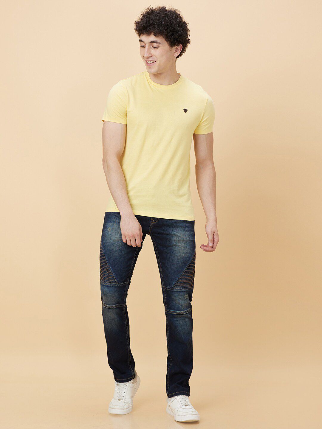 Being Human Round Neck Casual Pure Cotton T-shirt