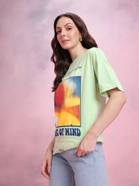 DressBerry Graphic Print Relaxed Pure Cotton T-shirt