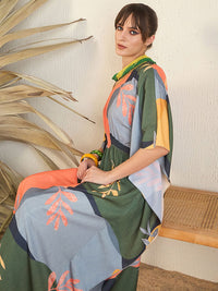 Indo Era Women Geometric Striped Anarkali Kurta