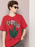 DILLINGER Printed Oversized Pure Cotton T-shirt