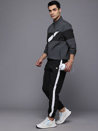 HRX by Hrithik Roshan Rapid Dry Mock Collar Running Tracksuit