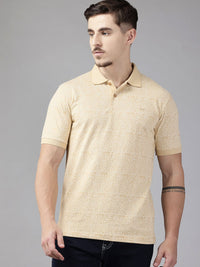 Park Avenue Printed Polo Collar T-shirt