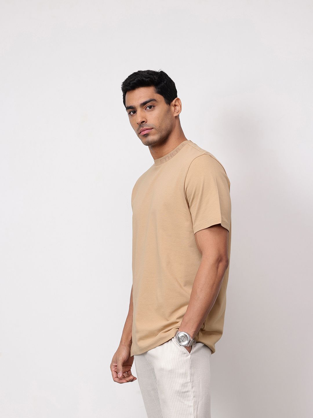 ether 365 Essentials Pure Cotton Round Neck Comfort Fit T-shirt