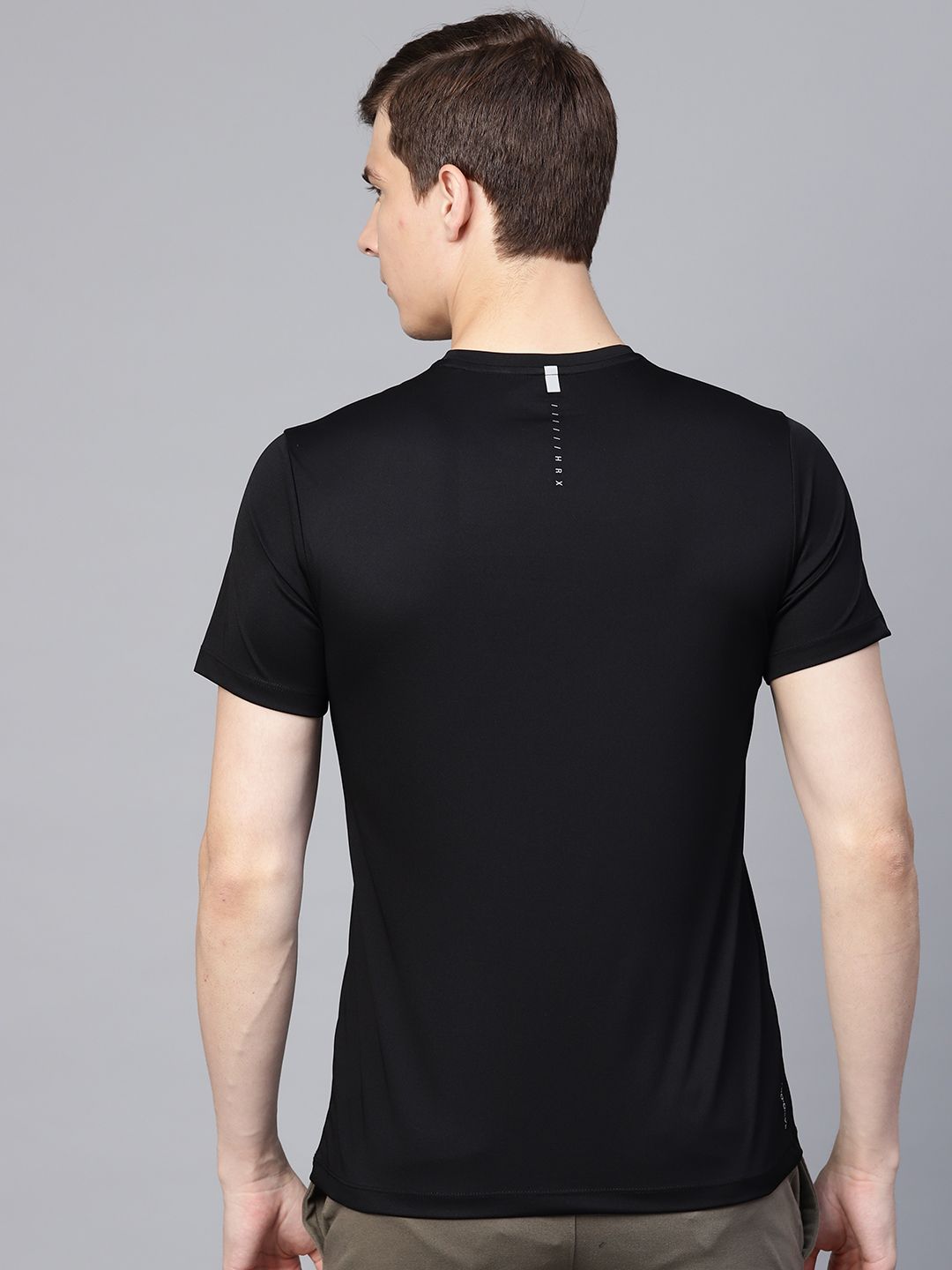 HRX by Hrithik Roshan Ultralyte Men Black Running T-shirt