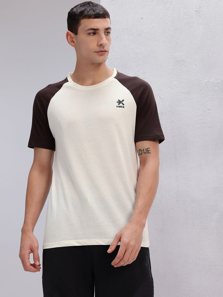 HRX by Hrithik Roshan Contrast Sleeve Lifestyle T-shirt