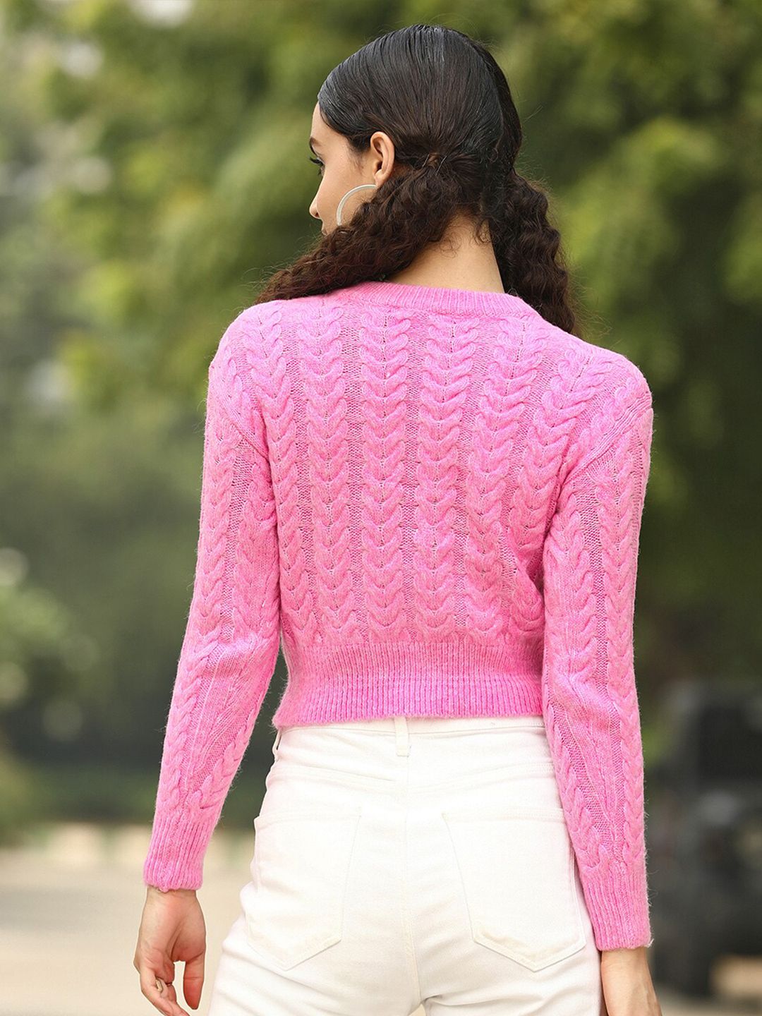 STREET 9 Women Pink Floral Pullover