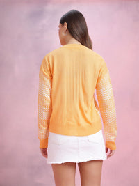 DressBerry Self Design Geometric Sweater