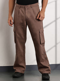 Thomas Scott Men Smart Easy Wash Cargos Trousers