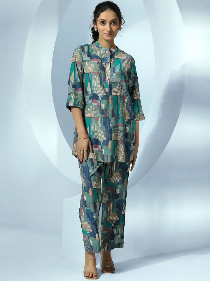 Libas Printed Tunic & Trousers Co-Ords