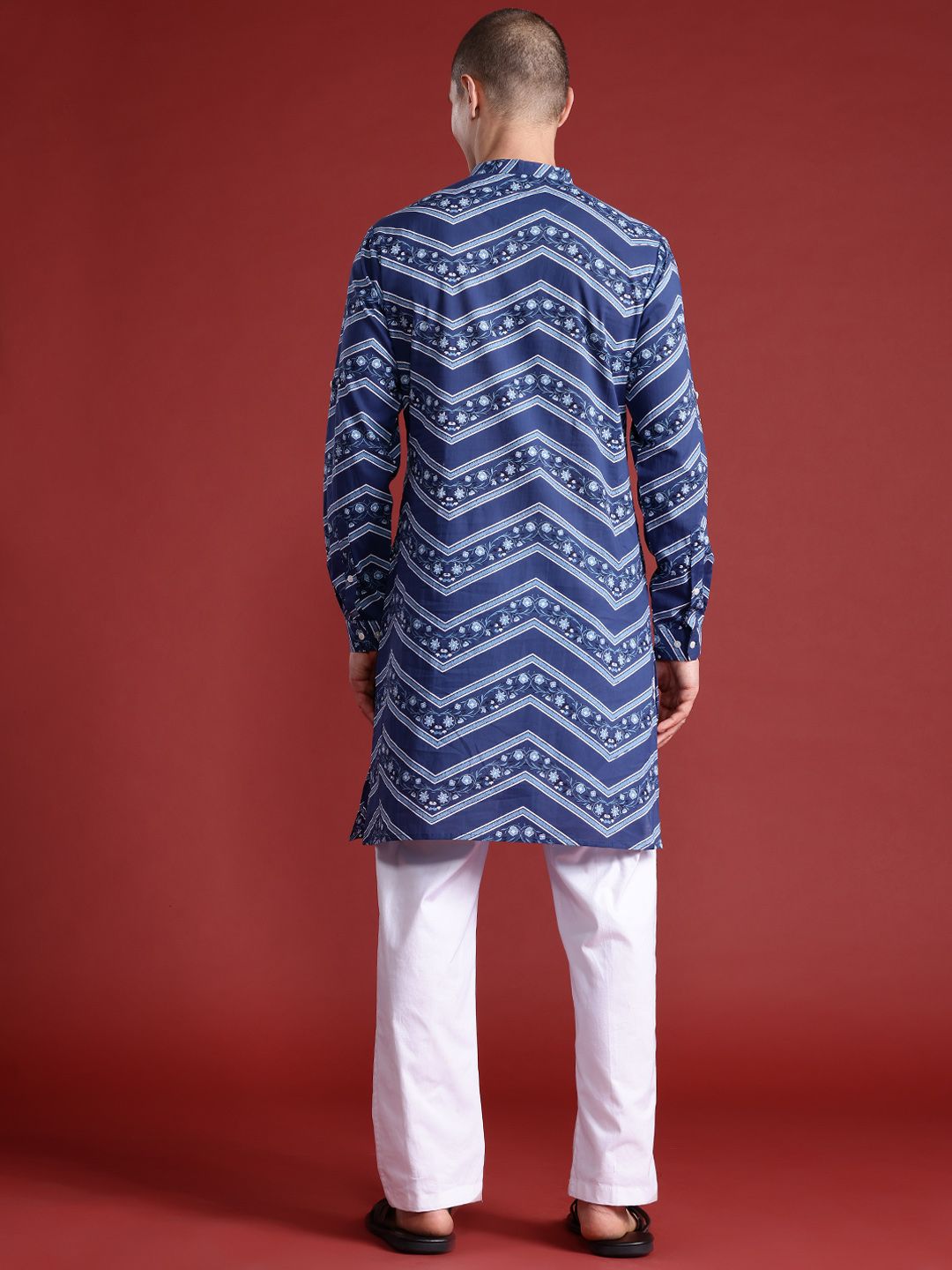 Anouk Pure Cotton Geometric Printed Kurta