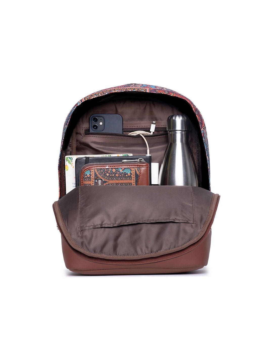 ZOUK Women Ethnic Motifs Printed Backpack