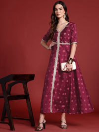 all about you Zari Detail A-line Maxi Dress