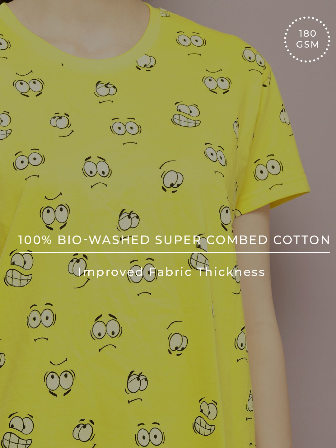 DILLINGER Printed Pure Super Combed Cotton Boxy T-shirt