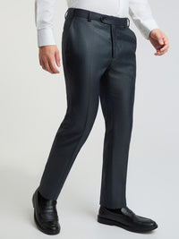 Raymond Men Textured Slim Fit Formal Trousers
