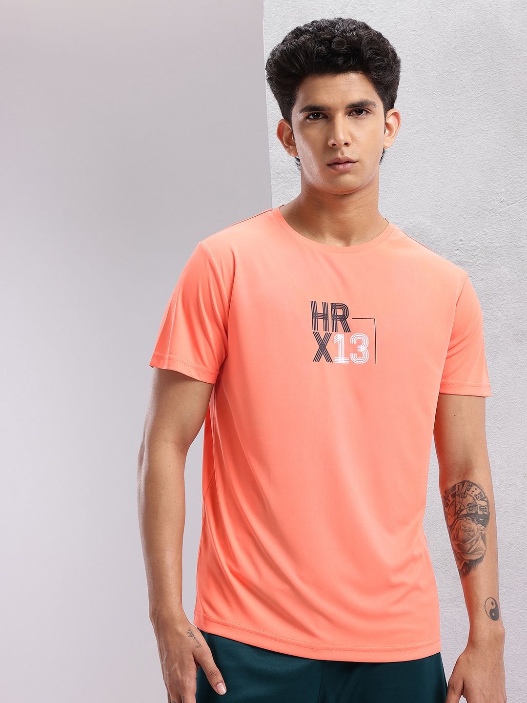 HRX by Hrithik Roshan Printed Rapid-Dry Running T-shirt