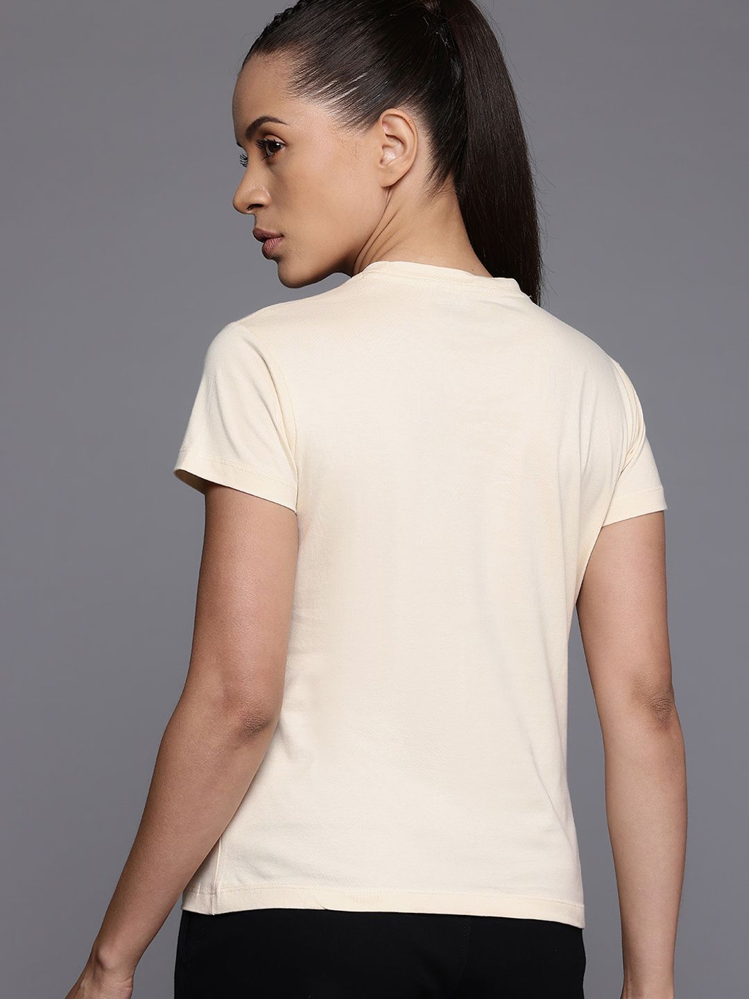 HRX by Hrithik Roshan Typography Printed Pure Cotton T-shirt