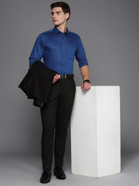 Raymond Self Design Slim Fit Pure Cotton Formal Shirt
