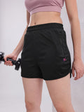 HRX by Hrithik Roshan Women Mid-Rise Regular Fit Training or Gym Sports Shorts