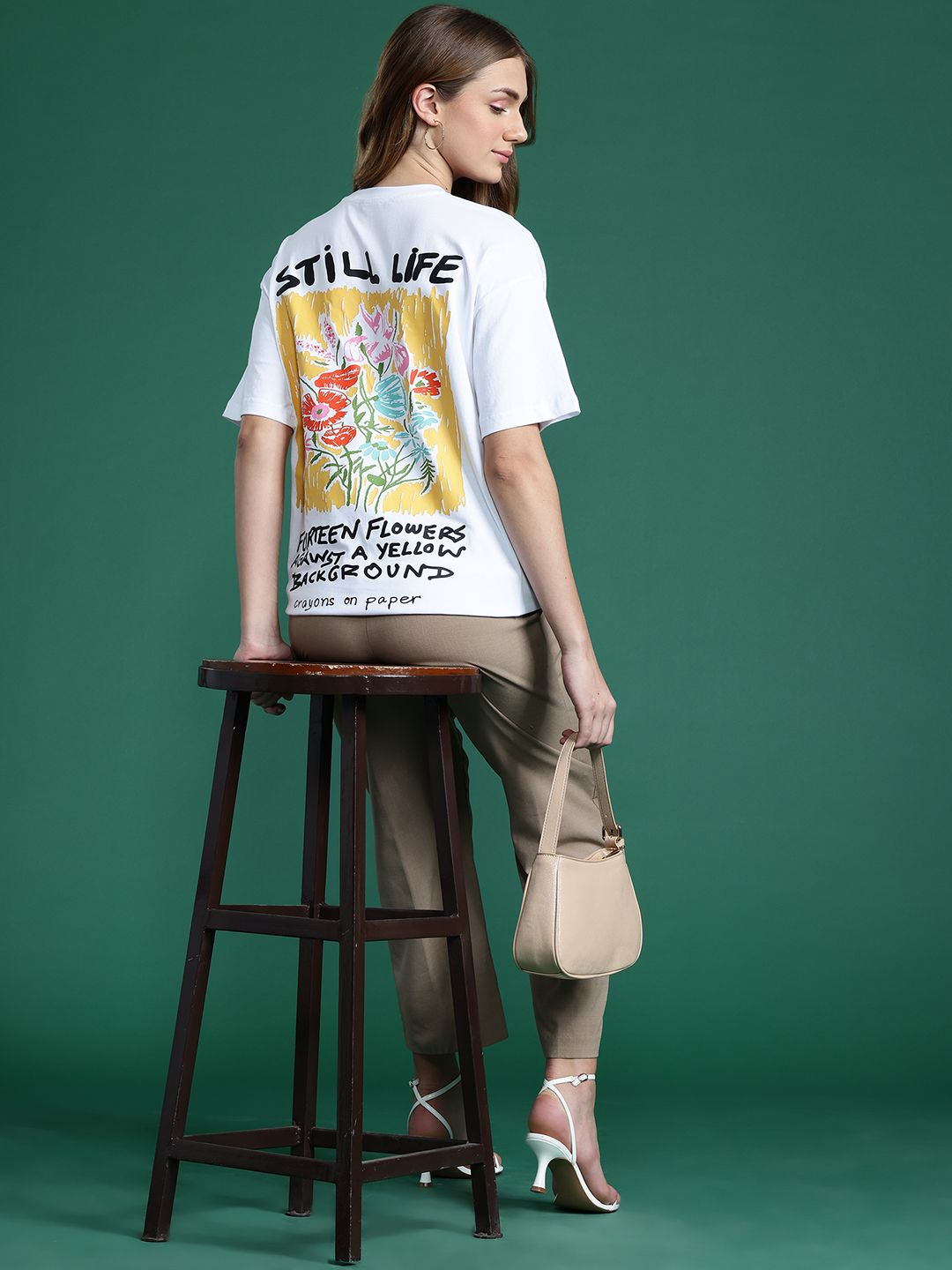 DressBerry Women Floral Printed Pure Cotton T-shirt