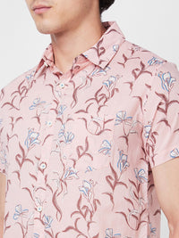 SPYKAR Floral Printed Cotton Shirt
