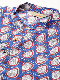 Anouk Pure Cotton Printed Mandarin Collar Kurta