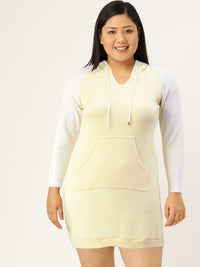 AND Yellow & White T-shirt Dress