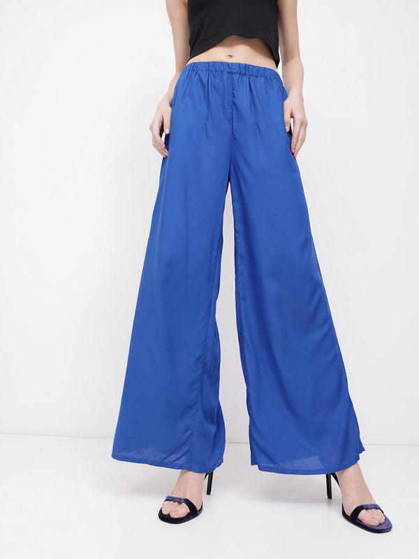 DressBerry Women Elevated Basics Wide Leg Trousers