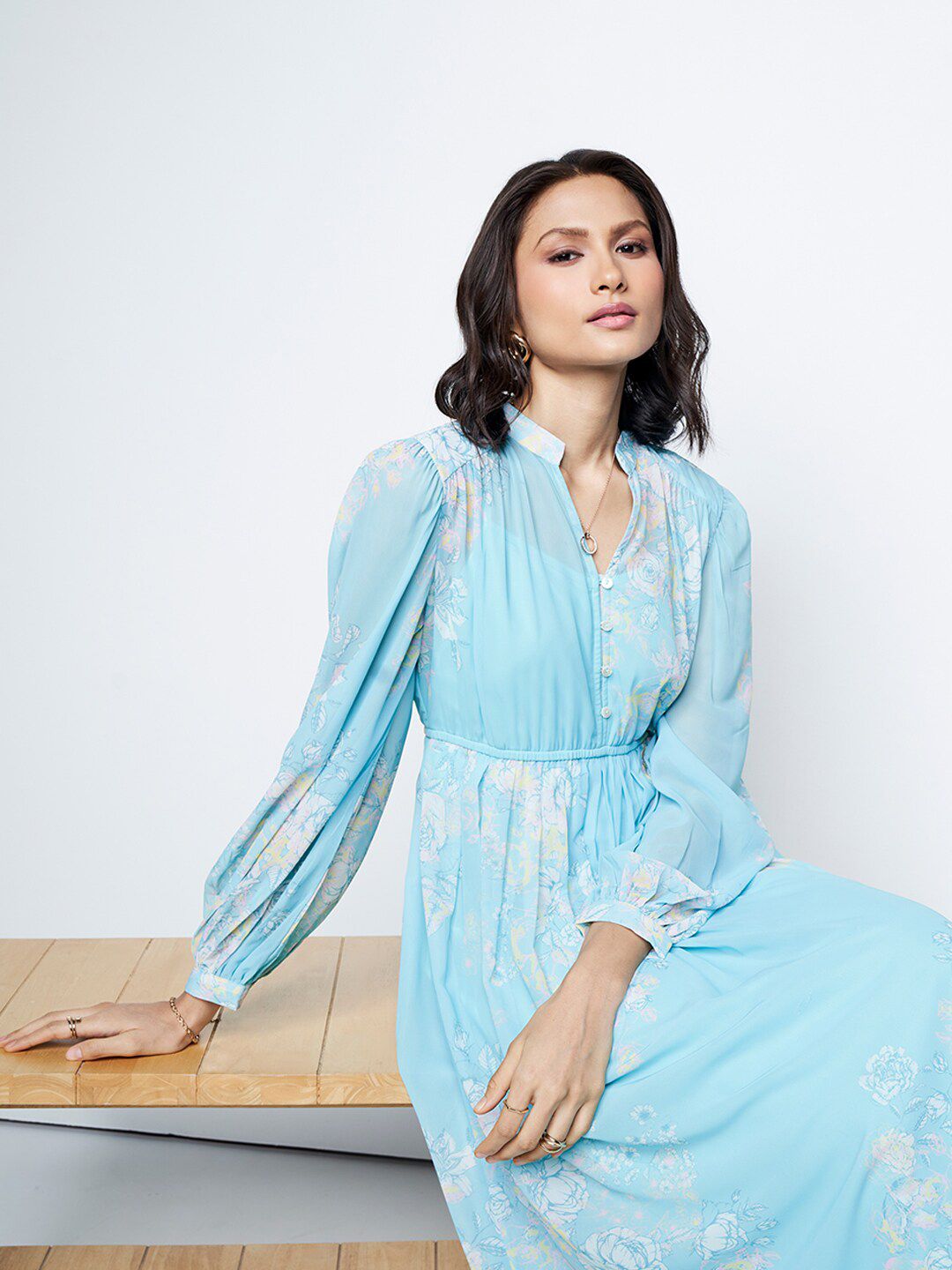 AND A-Line Maxi Dress