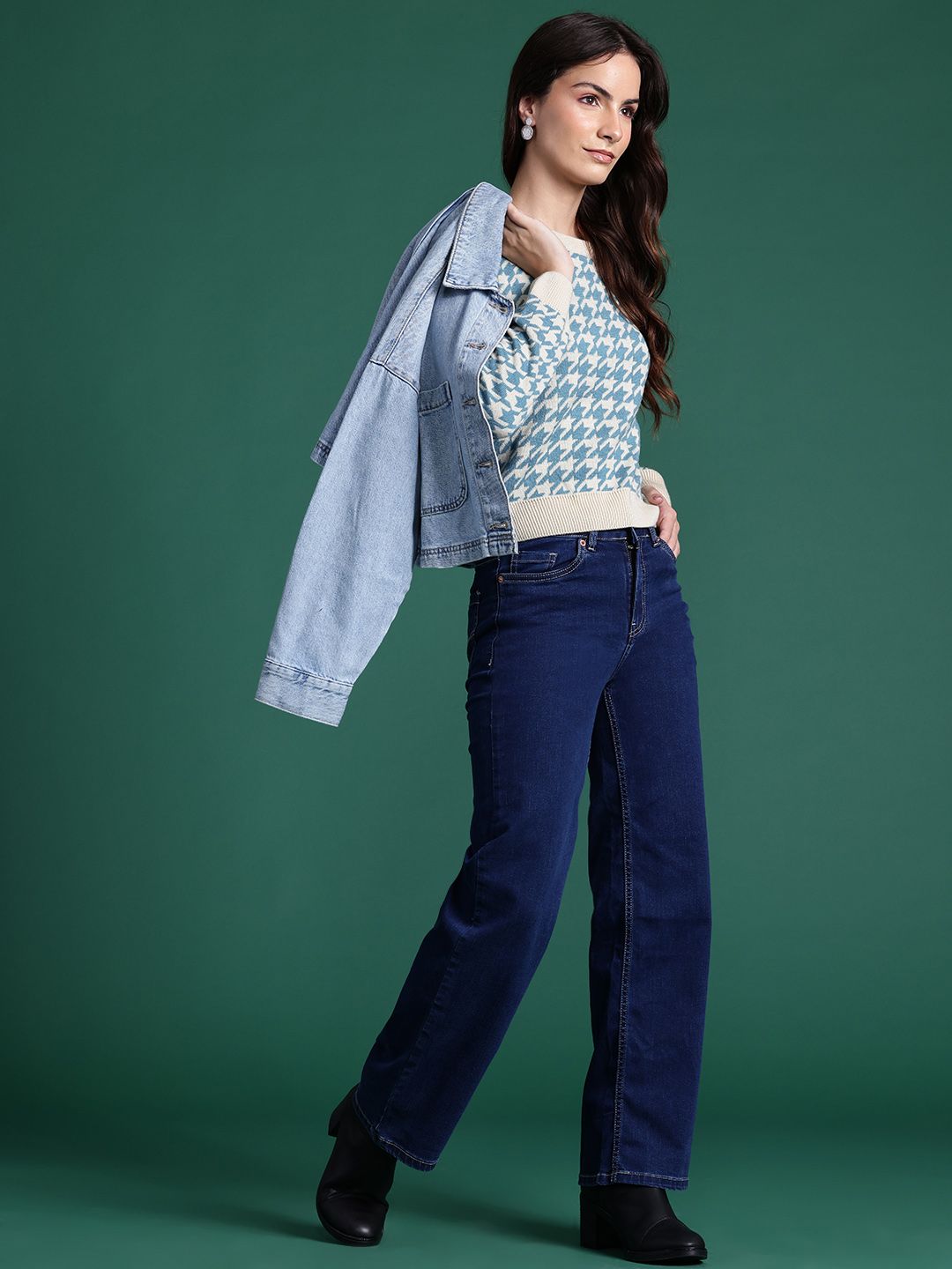 DressBerry Self Design Pullover