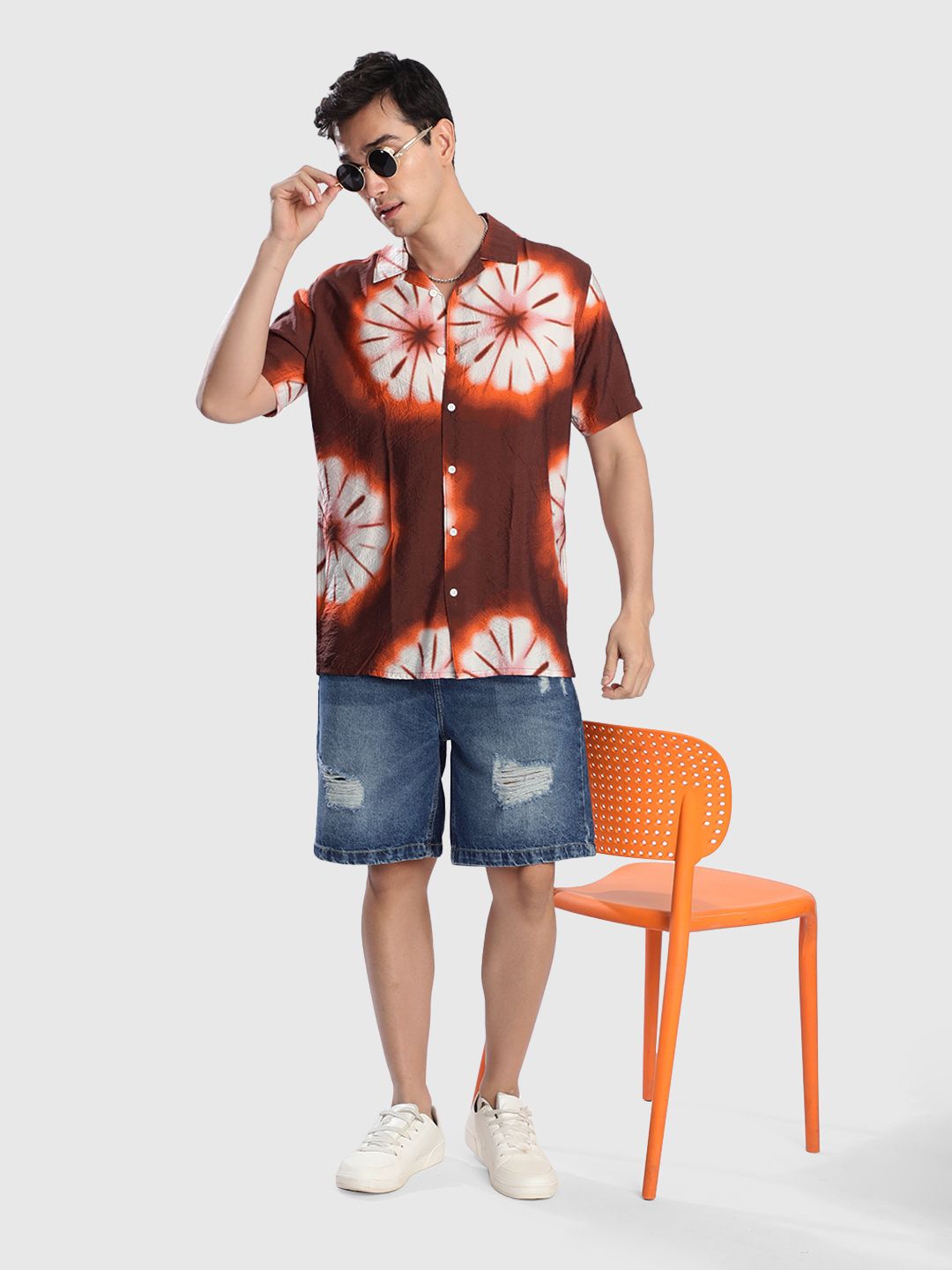 Bene Kleed Men Tie & Dye Casual Shirt