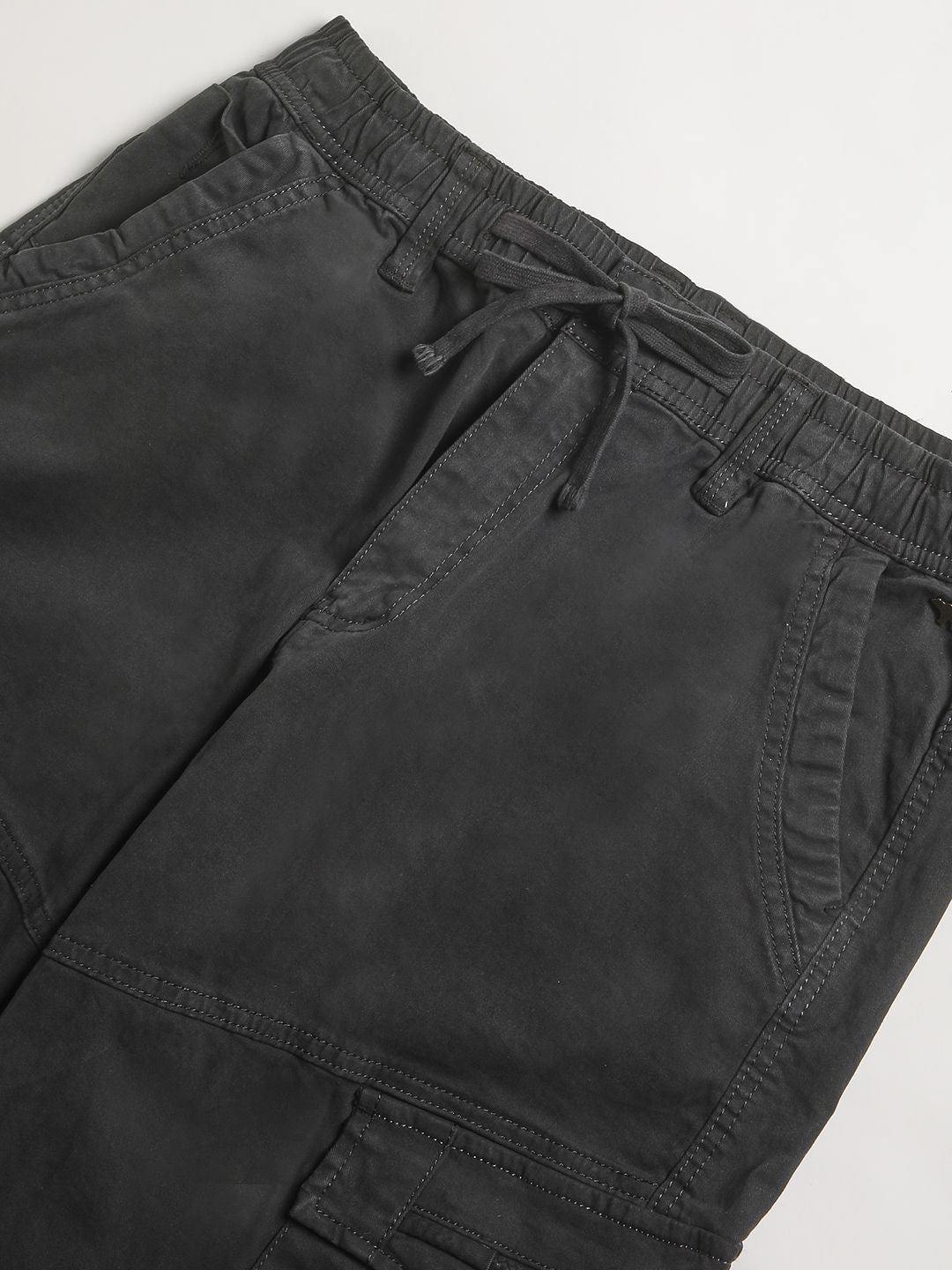 THE BEAR HOUSE Men Mid-Rise Regular Fit Cargos Trousers