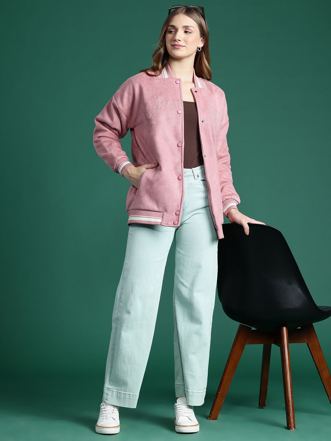 DressBerry Longline Bomber Jacket