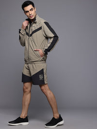 HRX by Hrithik Roshan Rapid Dry Mock Collar Running Tracksuit