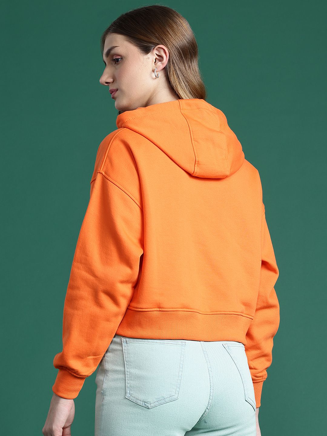 DressBerry Printed Drop-Shoulder Sleeves Sweatshirt