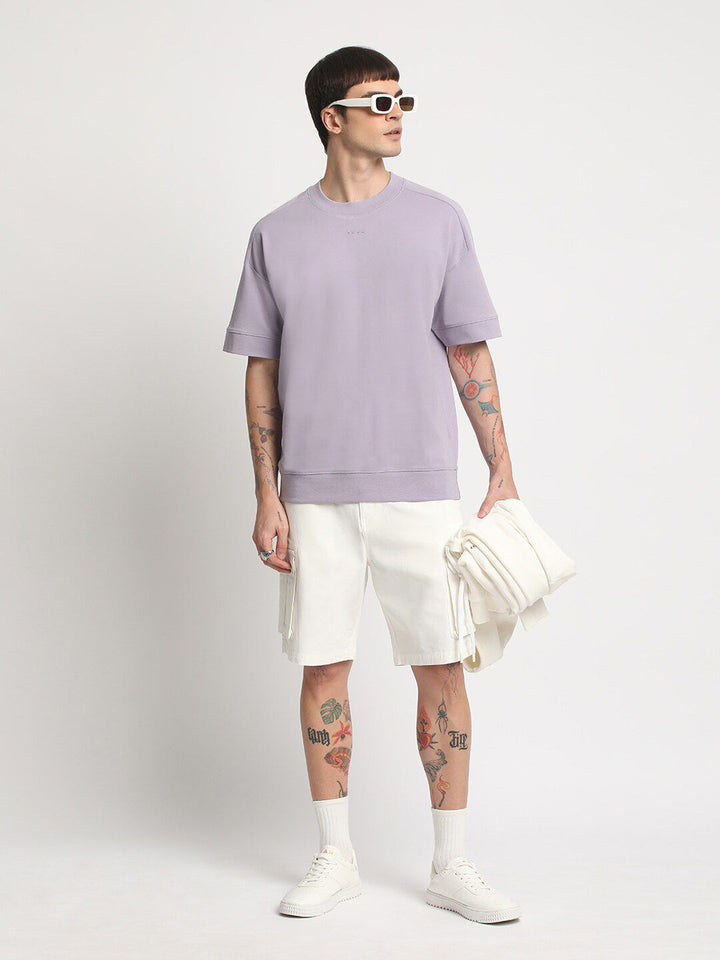 THE BEAR HOUSE Drop Shoulder Relaxed Fit Cotton T-shirt