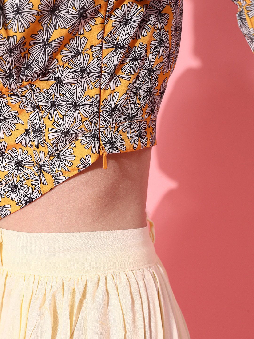 STREET 9 Yellow Floral Top