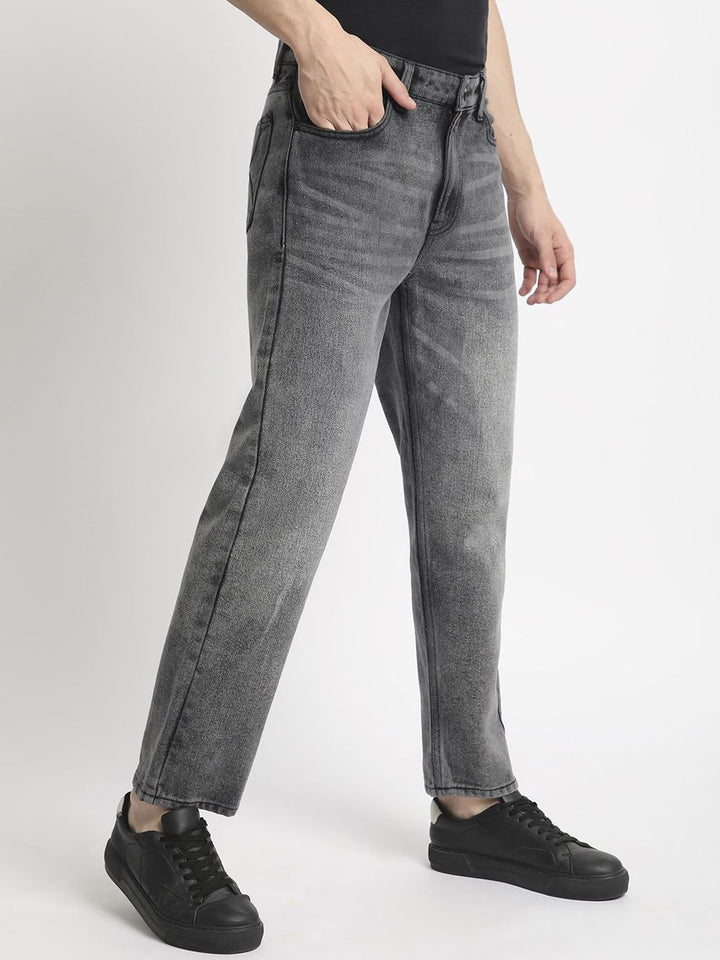Bene Kleed Men Relaxed Fit High-Rise Heavy Fade Jeans