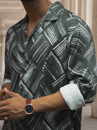Powerlook Men Opaque Printed Casual Shirt