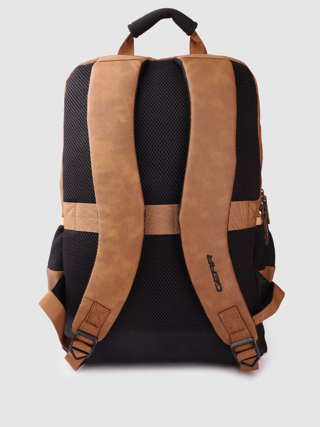 Gear Unisex Faux Leather Medium-Sized Backpack 28L